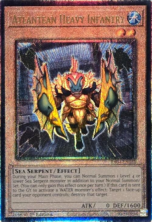 Atlantean Heavy Infantry [RA04-EN010] Prismatic Ultimate Rare | Good Games Morley