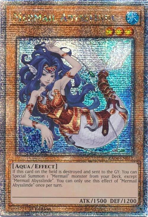 Mermail Abysslinde [RA04-EN011] Quarter Century Secret Rare | Good Games Morley