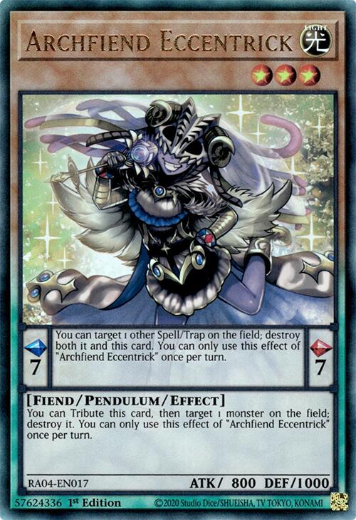 Archfiend Eccentrick [RA04-EN017] Prismatic Ultimate Rare | Good Games Morley