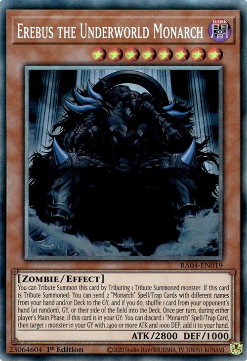 Erebus the Underworld Monarch [RA04-EN019] Prismatic Collector's Rare | Good Games Morley