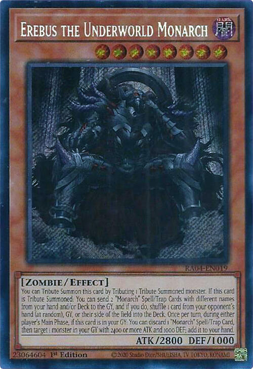 Erebus the Underworld Monarch [RA04-EN019] Secret Rare | Good Games Morley