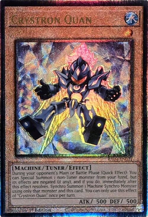 Crystron Quan [RA04-EN021] Prismatic Ultimate Rare | Good Games Morley