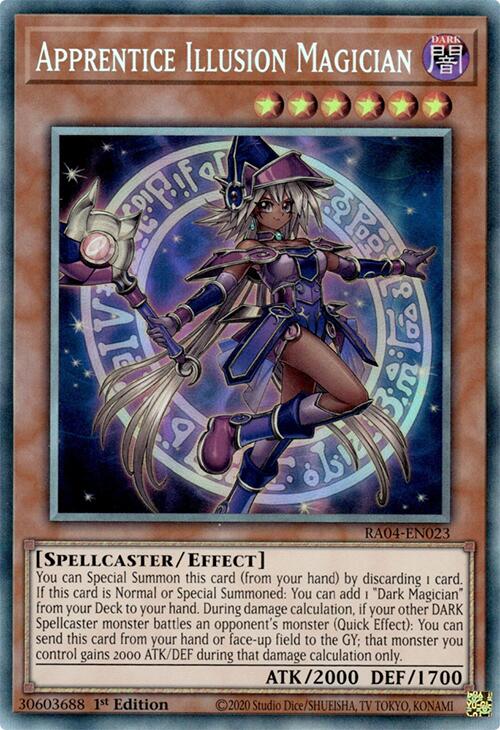 Apprentice Illusion Magician [RA04-EN023] Prismatic Collector's Rare | Good Games Morley