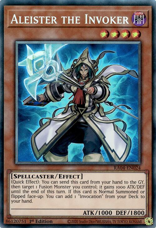 Aleister the Invoker (Alternate Art) [RA04-EN024] Prismatic Collector's Rare | Good Games Morley