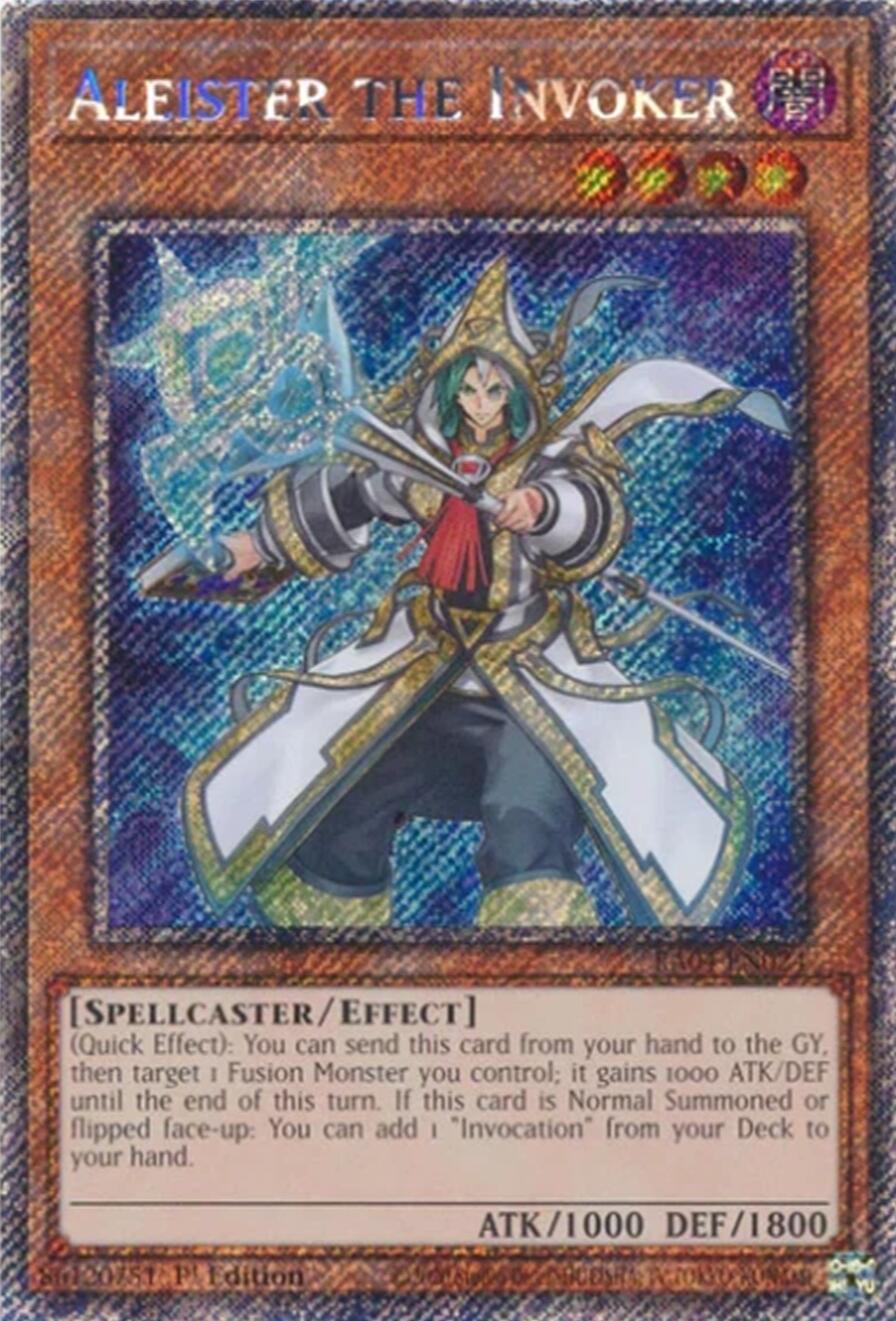 Aleister the Invoker (Alternate Art) [RA04-EN024] Platinum Secret Rare | Good Games Morley