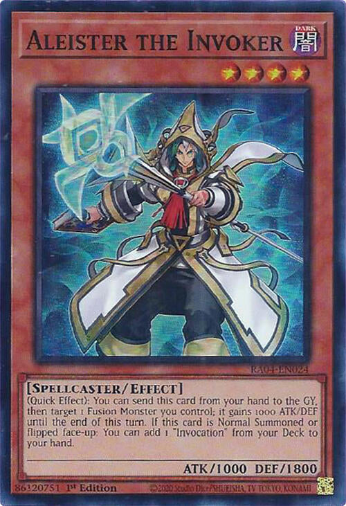 Aleister the Invoker (Alternate Art) [RA04-EN024] Super Rare | Good Games Morley