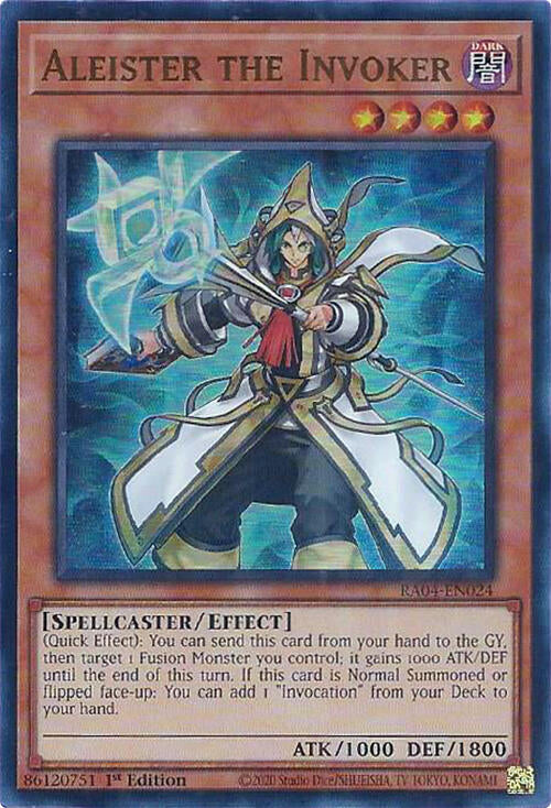 Aleister the Invoker (Alternate Art) [RA04-EN024] Ultra Rare | Good Games Morley