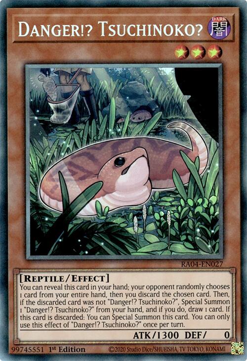 Danger!? Tsuchinoko? [RA04-EN027] Prismatic Collector's Rare | Good Games Morley