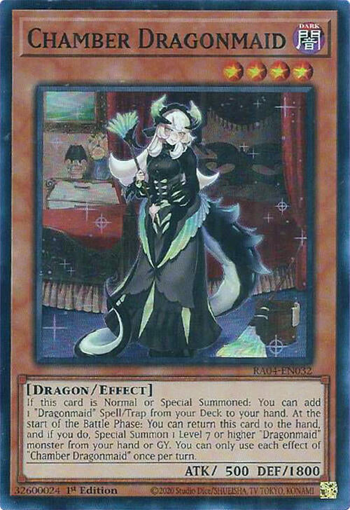 Chamber Dragonmaid [RA04-EN032] Super Rare | Good Games Morley