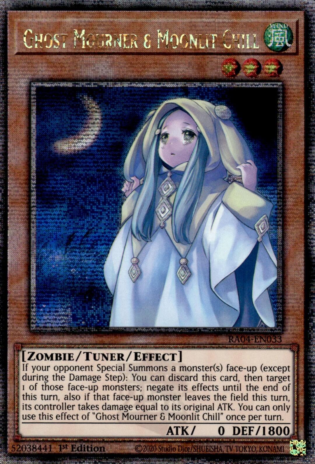 Ghost Mourner & Moonlit Chill [RA04-EN033] Quarter Century Secret Rare | Good Games Morley