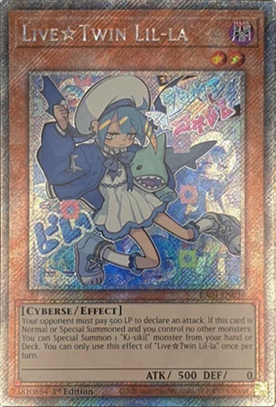 LiveTwin Lil-la [RA04-EN036] Platinum Secret Rare | Good Games Morley