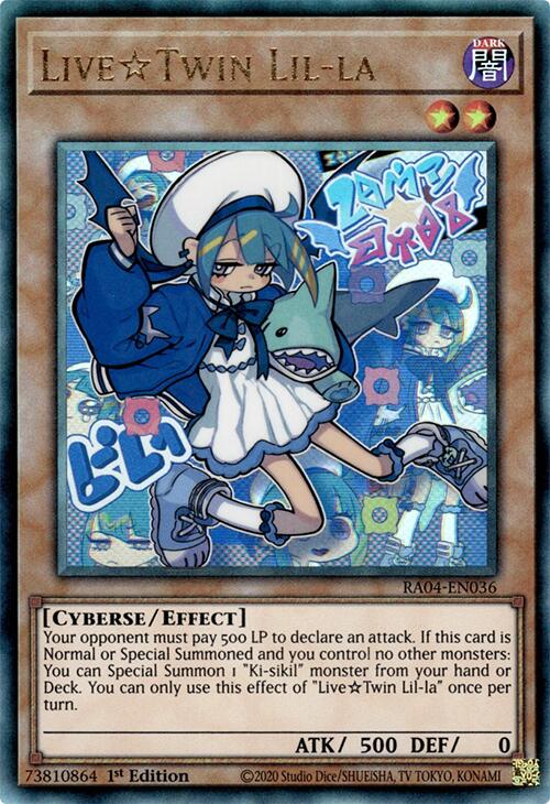 LiveTwin Lil-la [RA04-EN036] Prismatic Ultimate Rare | Good Games Morley