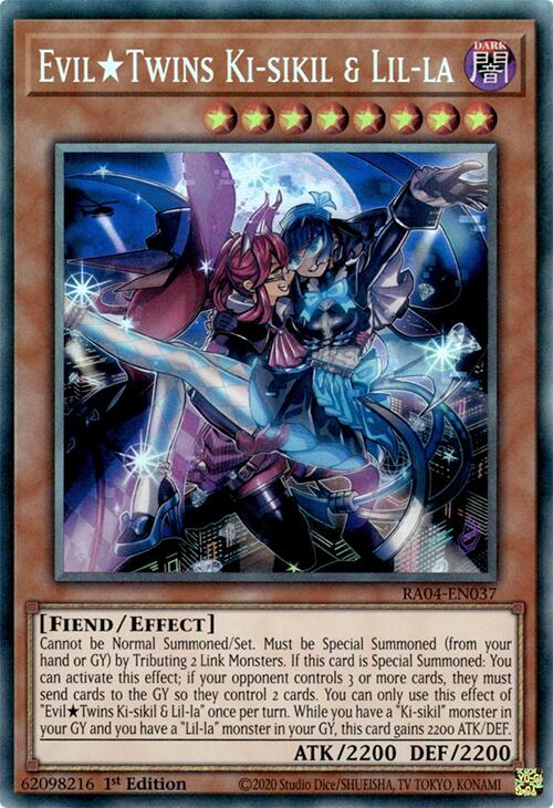 EvilTwins Ki-sikil & Lil-la [RA04-EN037] Prismatic Collector's Rare | Good Games Morley