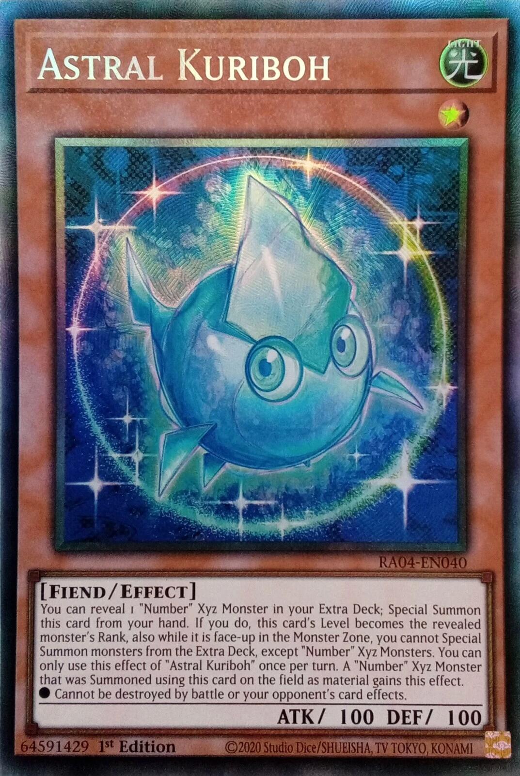 Astral Kuriboh [RA04-EN040] Prismatic Collector's Rare | Good Games Morley