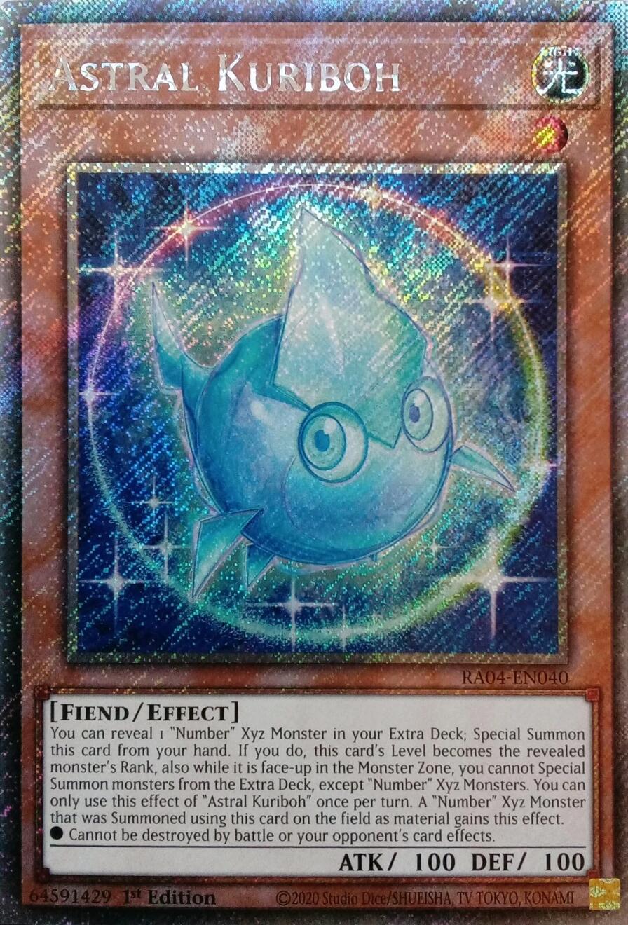 Astral Kuriboh [RA04-EN040] Platinum Secret Rare | Good Games Morley