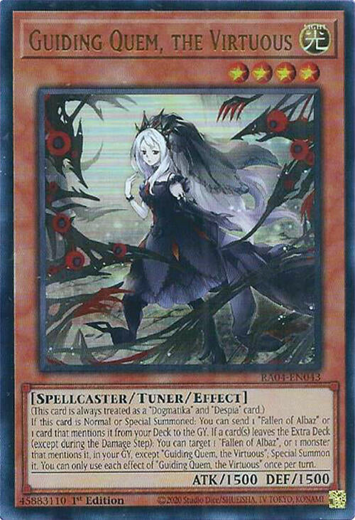 Guiding Quem, the Virtuous [RA04-EN043] Ultra Rare | Good Games Morley
