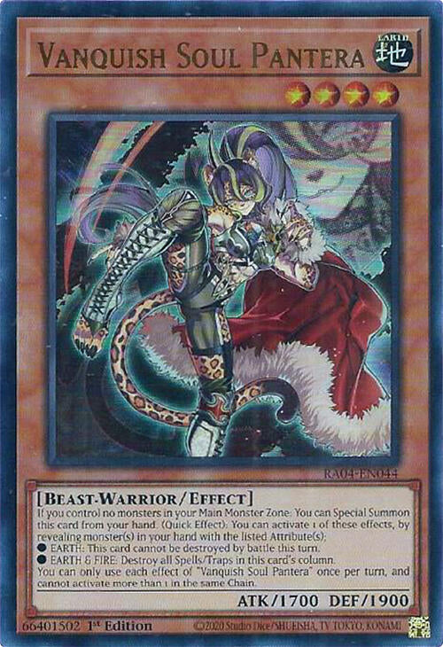 Vanquish Soul Pantera [RA04-EN044] Ultra Rare | Good Games Morley