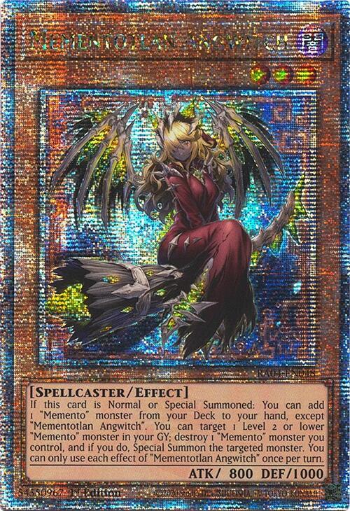 Mementotlan Angwitch [RA04-EN048] Quarter Century Secret Rare | Good Games Morley