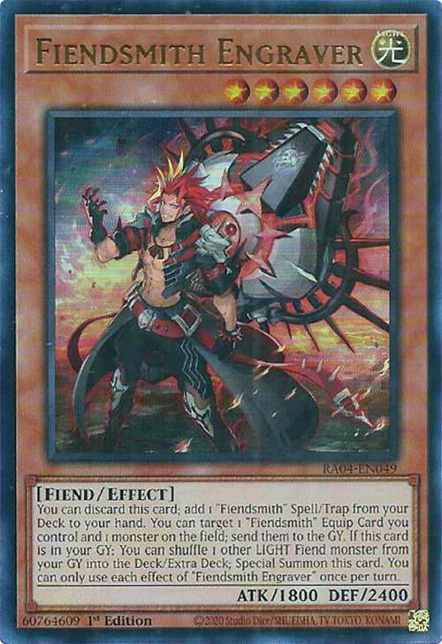 Fiendsmith Engraver [RA04-EN049] Ultra Rare | Good Games Morley