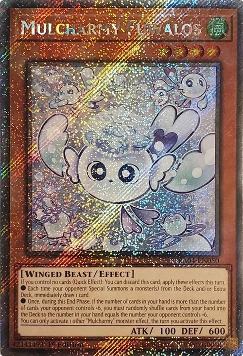 Mulcharmy Fuwalos [RA04-EN050] Platinum Secret Rare | Good Games Morley