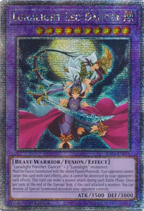 Lunalight Leo Dancer [RA04-EN053] Quarter Century Secret Rare | Good Games Morley