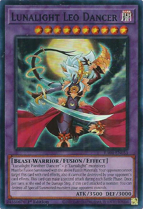 Lunalight Leo Dancer [RA04-EN053] Super Rare | Good Games Morley