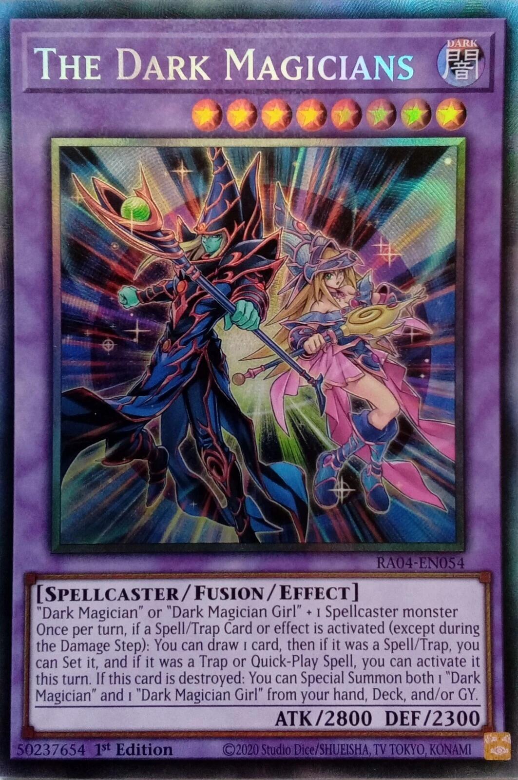 The Dark Magicians [RA04-EN054] Prismatic Collector's Rare | Good Games Morley