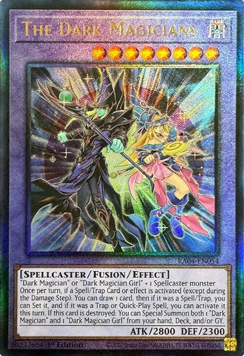 The Dark Magicians [RA04-EN054] Prismatic Ultimate Rare | Good Games Morley