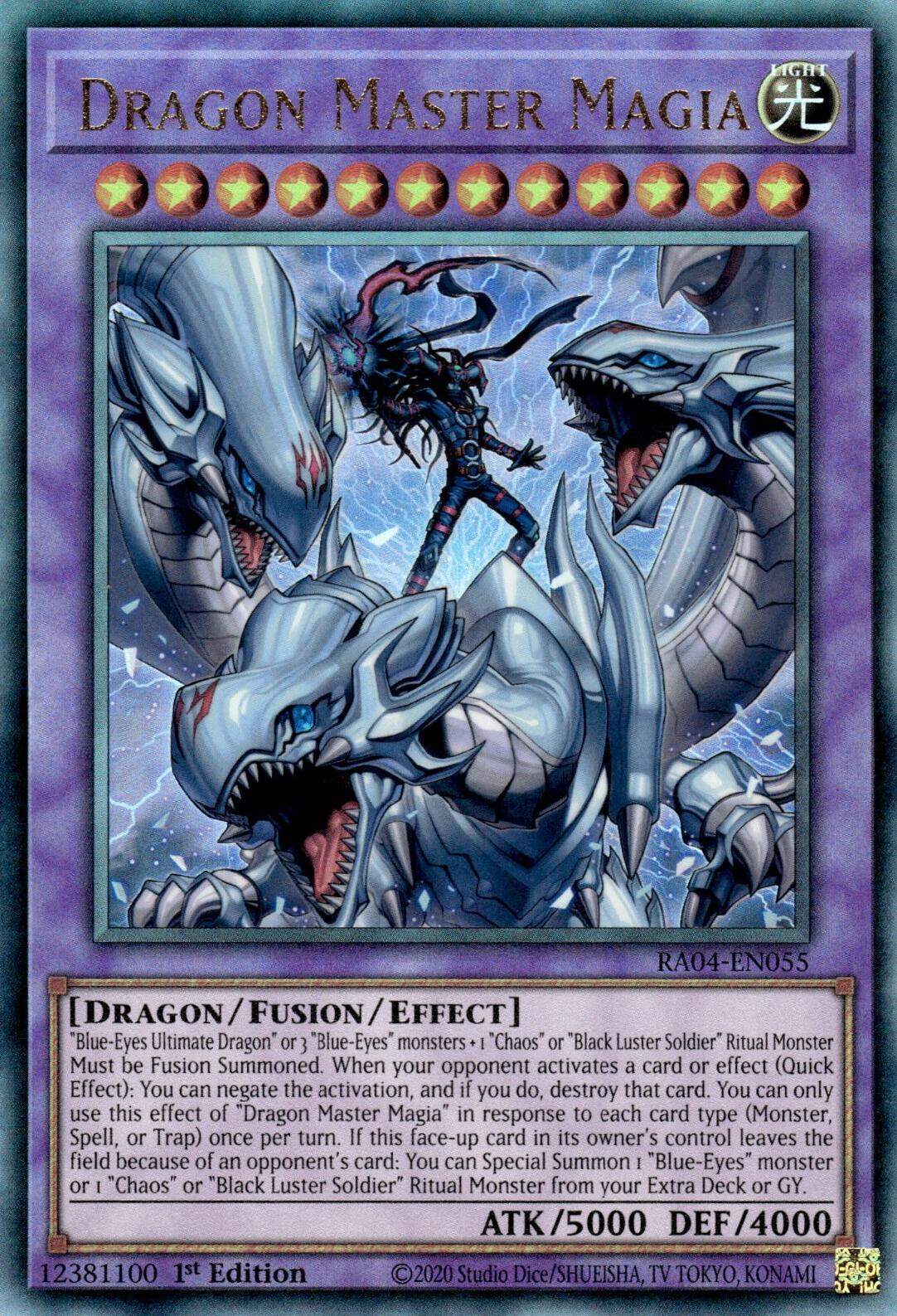 Dragon Master Magia [RA04-EN055] Prismatic Ultimate Rare | Good Games Morley