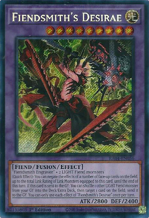 Fiendsmith's Desirae [RA04-EN056] Secret Rare | Good Games Morley