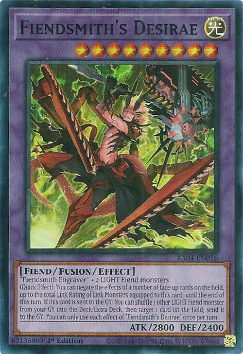 Fiendsmith's Desirae [RA04-EN056] Super Rare | Good Games Morley