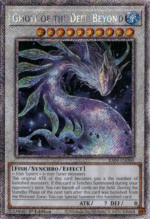Ghoti of the Deep Beyond [RA04-EN060] Platinum Secret Rare | Good Games Morley