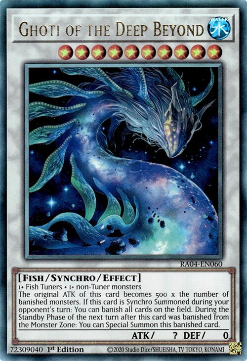 Ghoti of the Deep Beyond [RA04-EN060] Prismatic Ultimate Rare | Good Games Morley