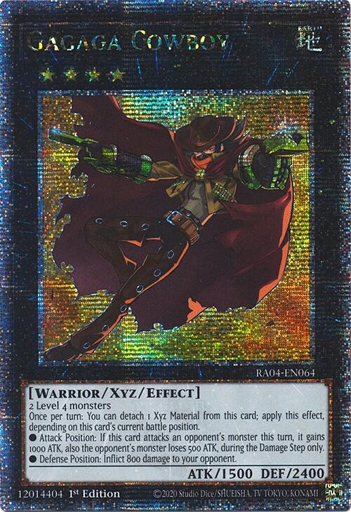 Gagaga Cowboy [RA04-EN064] Quarter Century Secret Rare | Good Games Morley