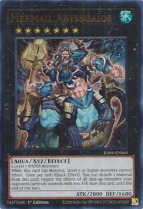 Mermail Abyssgaios [RA04-EN065] Ultra Rare | Good Games Morley