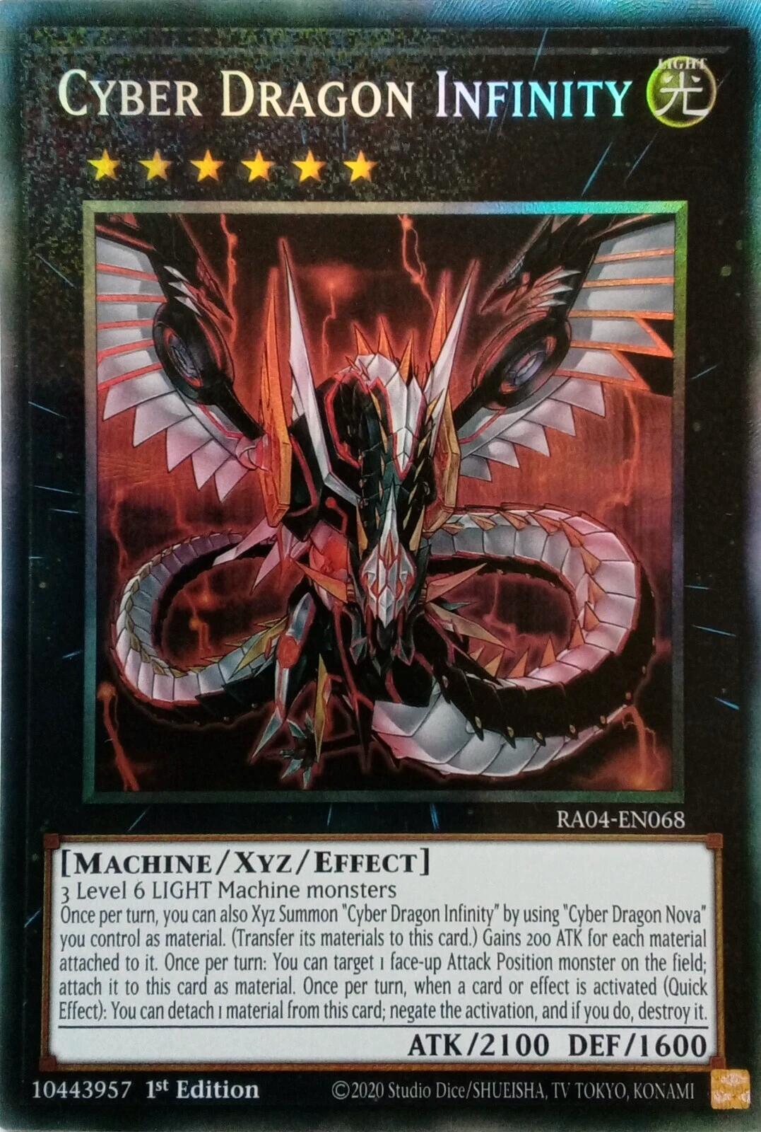 Cyber Dragon Infinity [RA04-EN068] Prismatic Collector's Rare | Good Games Morley