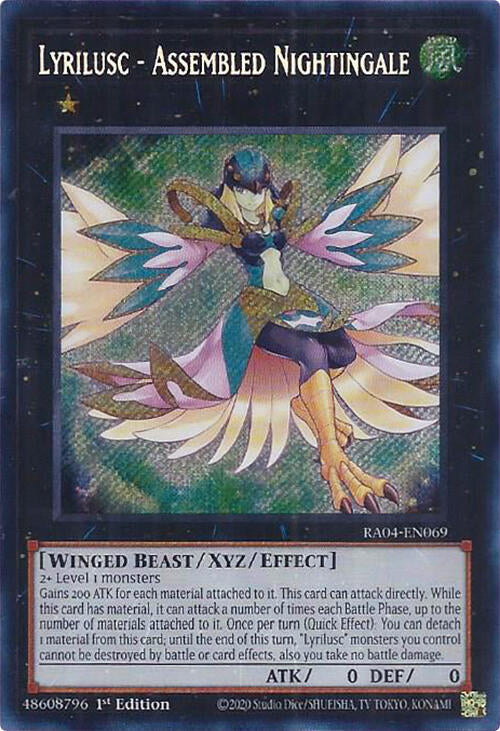Lyrilusc - Assembled Nightingale [RA04-EN069] Secret Rare | Good Games Morley