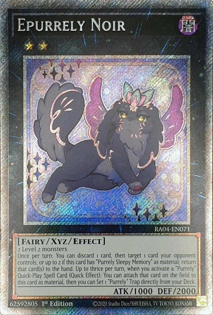 Epurrely Noir [RA04-EN071] Platinum Secret Rare | Good Games Morley