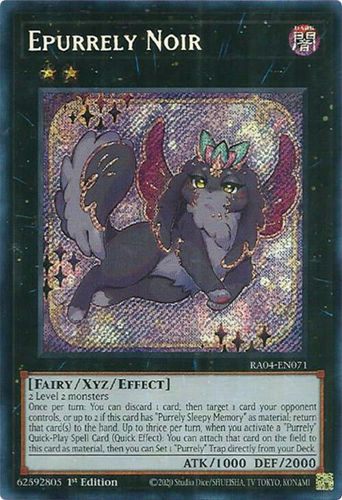 Epurrely Noir [RA04-EN071] Secret Rare | Good Games Morley