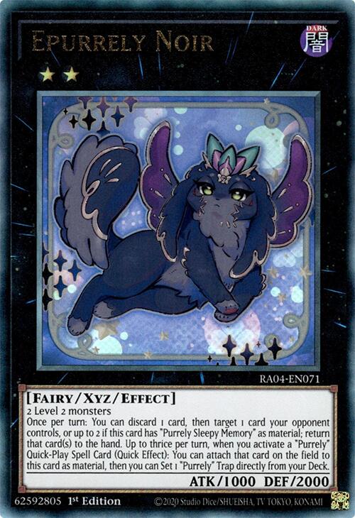 Epurrely Noir [RA04-EN071] Prismatic Ultimate Rare | Good Games Morley