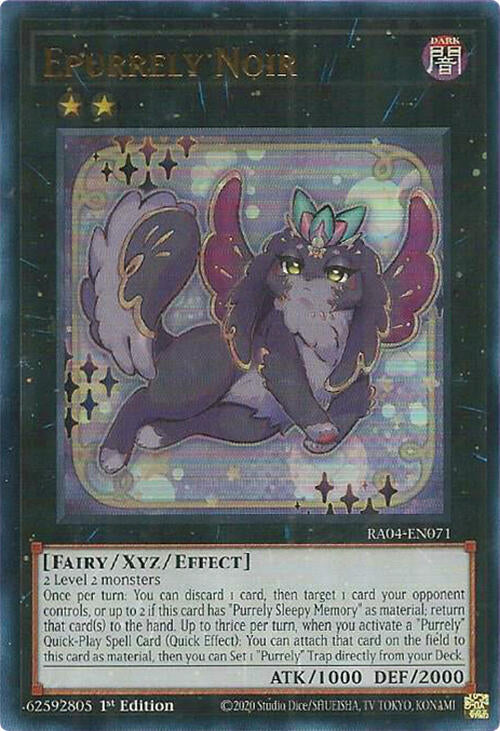 Epurrely Noir [RA04-EN071] Ultra Rare | Good Games Morley