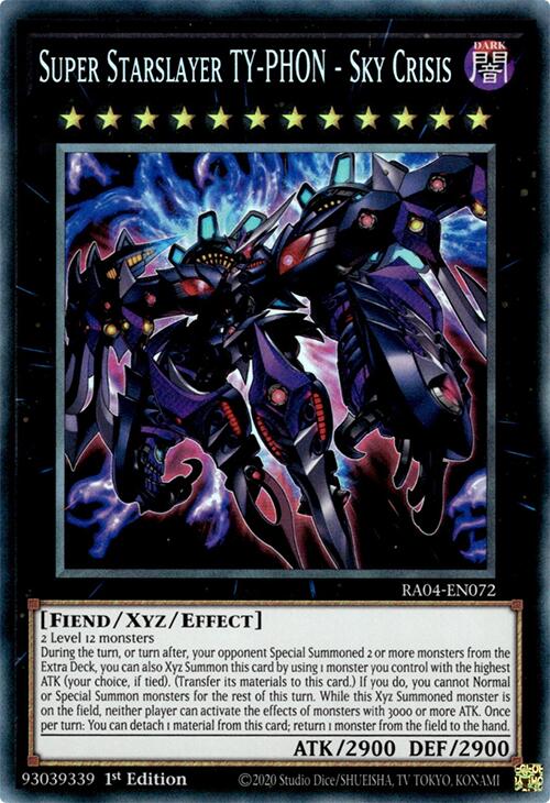 Super Starslayer TY-PHON - Sky Crisis [RA04-EN072] Prismatic Collector's Rare | Good Games Morley