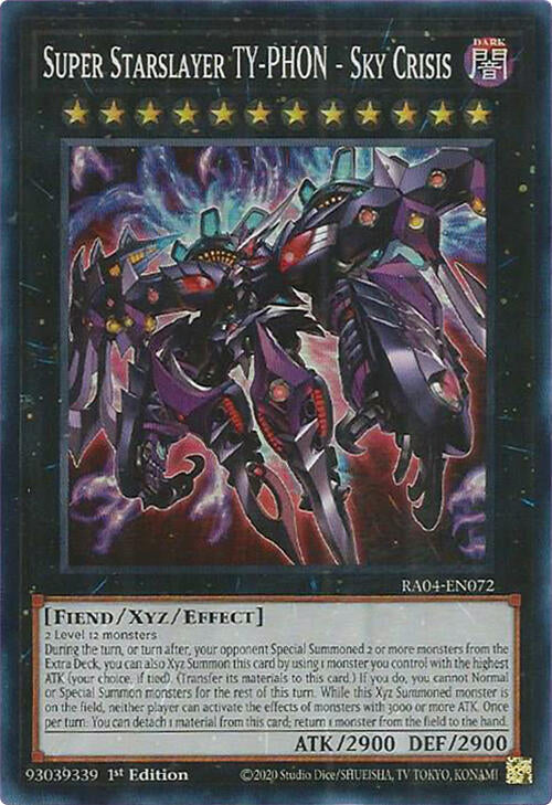 Super Starslayer TY-PHON - Sky Crisis [RA04-EN072] Super Rare | Good Games Morley