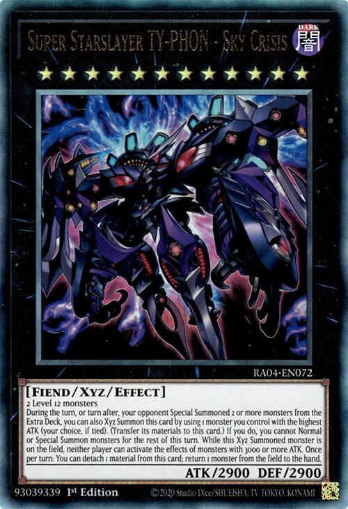 Super Starslayer TY-PHON - Sky Crisis [RA04-EN072] Prismatic Ultimate Rare | Good Games Morley