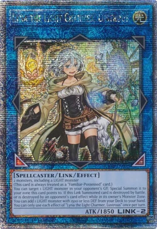 Lyna the Light Charmer, Lustrous [RA04-EN081] Quarter Century Secret Rare | Good Games Morley