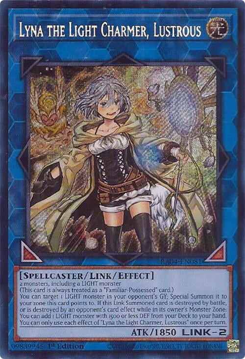 Lyna the Light Charmer, Lustrous [RA04-EN081] Secret Rare | Good Games Morley