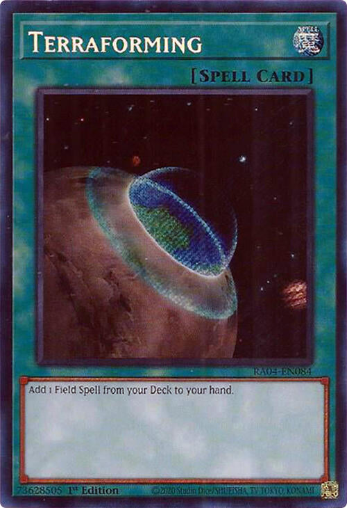 Terraforming [RA04-EN084] Secret Rare | Good Games Morley