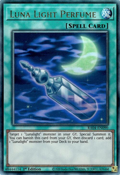 Luna Light Perfume [RA04-EN090] Prismatic Ultimate Rare | Good Games Morley