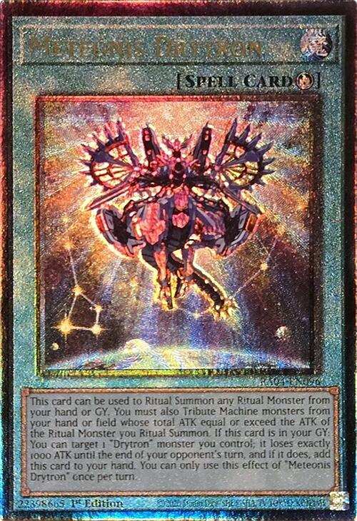 Meteonis Drytron [RA04-EN096] Prismatic Ultimate Rare | Good Games Morley
