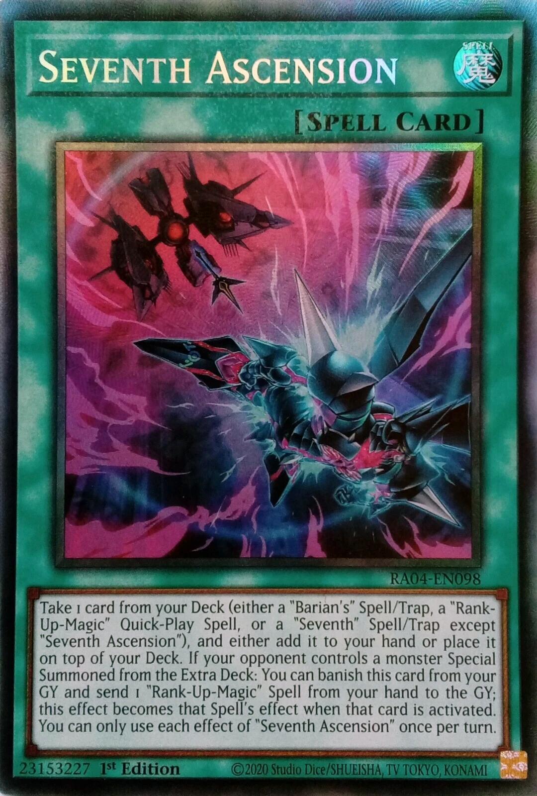 Seventh Ascension [RA04-EN098] Prismatic Collector's Rare | Good Games Morley